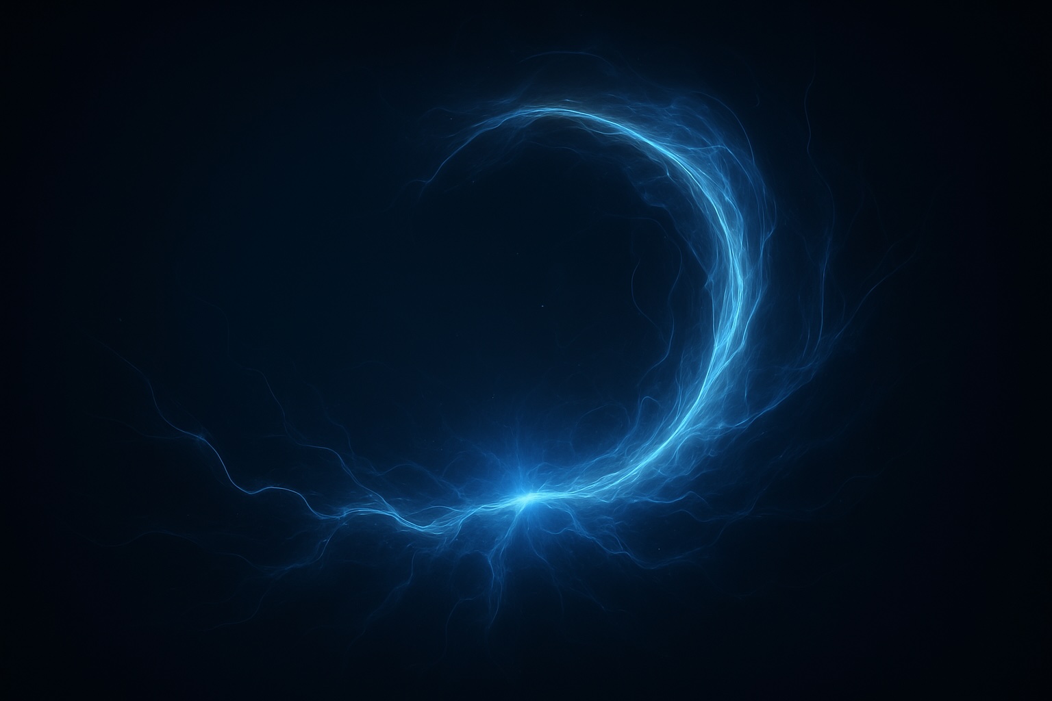 Electrostatic soliton plasma arc in space-like dark background