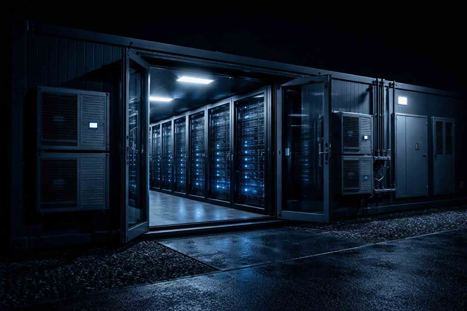 AI edge compute infrastructure autonomous power — grid-constrained site solution