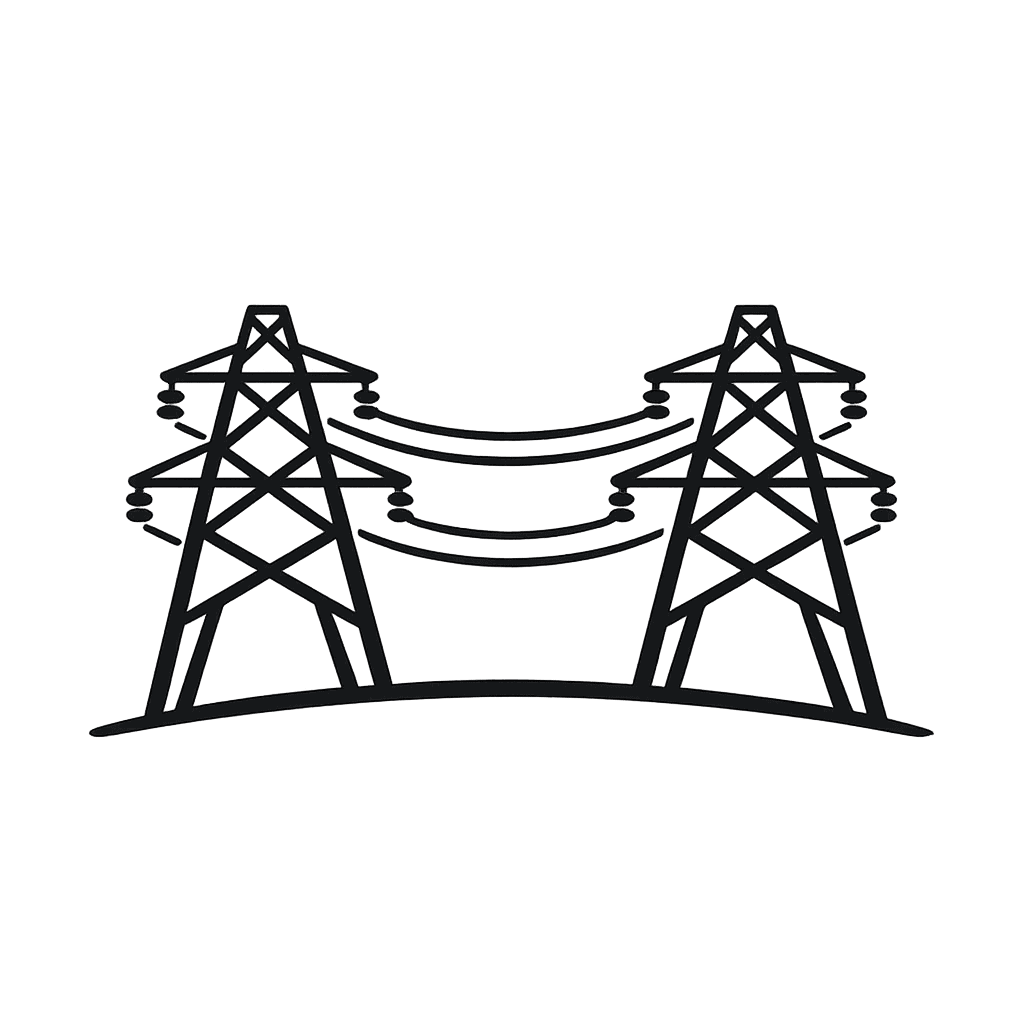 Traditional electric transmission grid infrastructure designed for centralized power generation