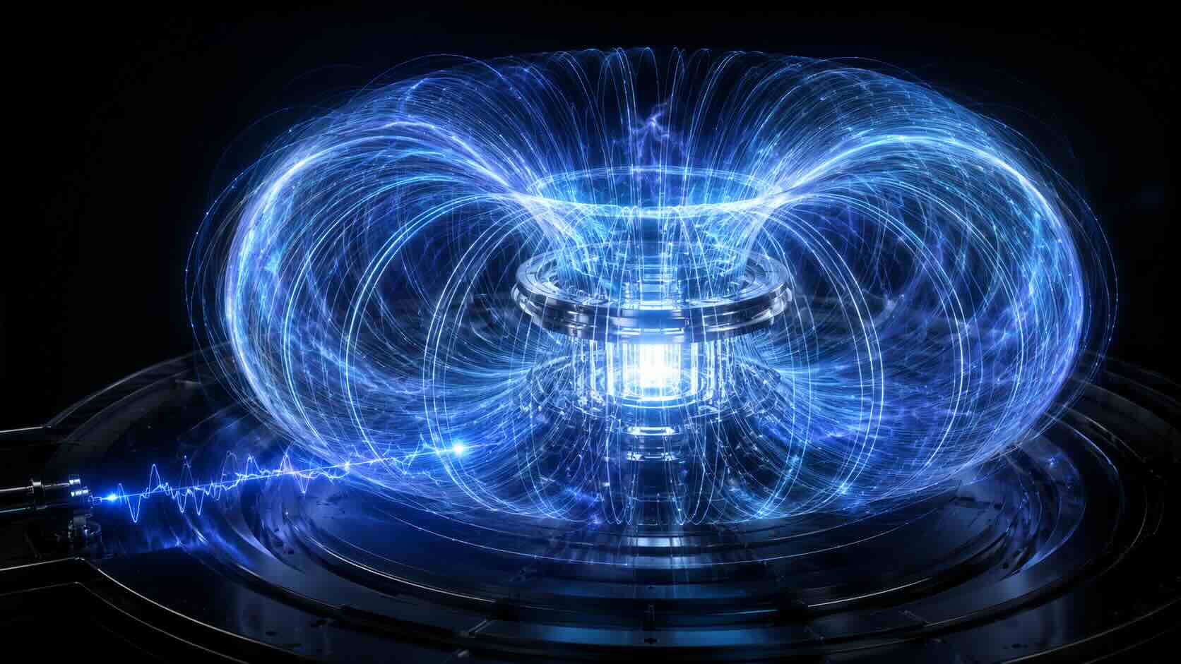 Conceptual visualization of pulse-to-oscillator energy transfer through spectral matching in a controlled discharge-resonant architecture, illustrating resonant field formation and energy coupling.